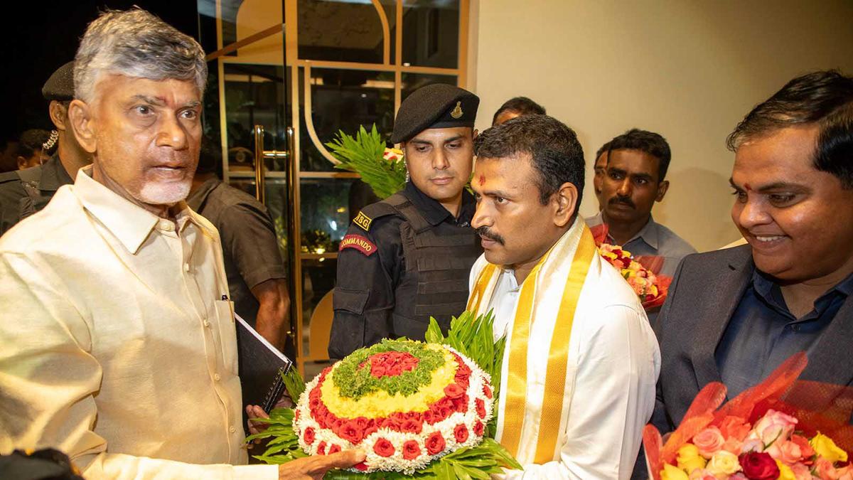 CM Naidu arrives in Tirumala on a two-day visit